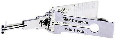 Lishi NE66 V.3 Ign Dr Bt 2-in-1 Auto Pick and Decoder for Volvo Lock Pick Tool locksmith Tool
