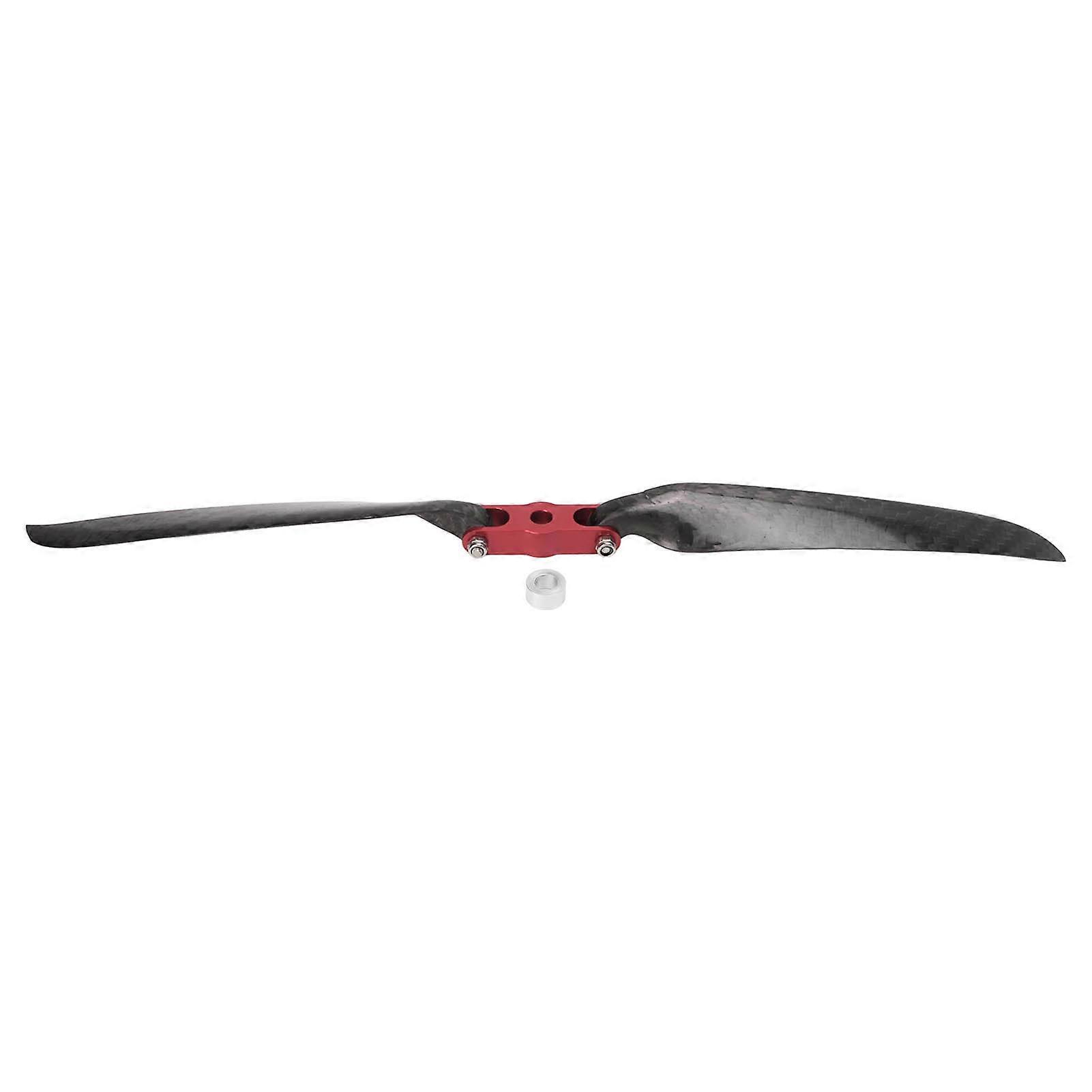 2 Blades RC Airplane Folding Propeller with Adapter Ring Carbon Fiber for RC Plane Fixed Wing Model