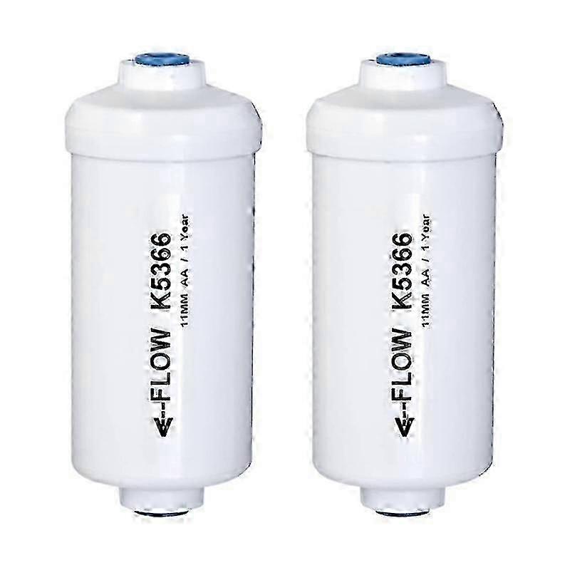 2 Pcs Replacement Fluoride Water Filter K5366 Compatible with Water Filtering System Purification Elements bs