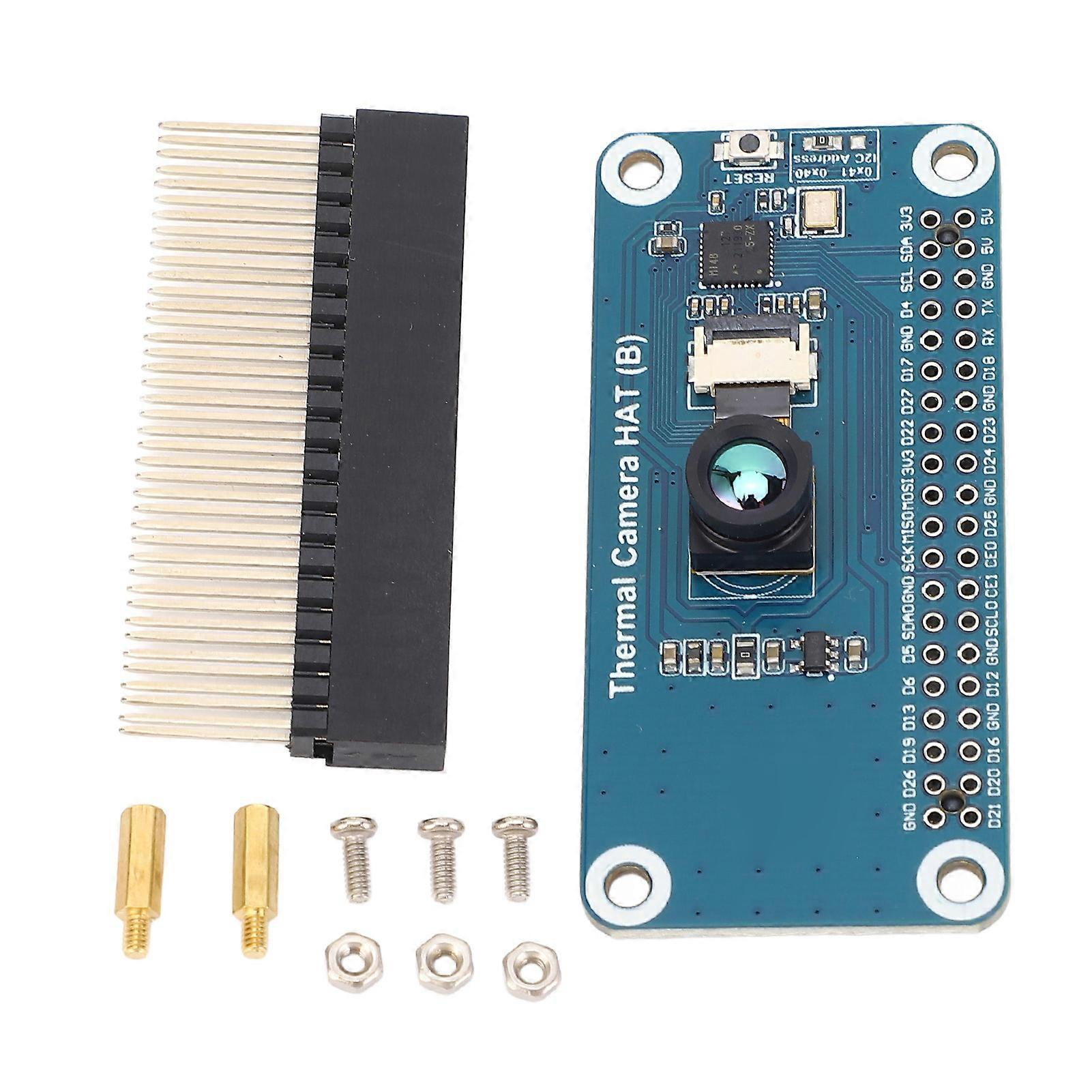 High-Performance Thermal Camera HAT 80x62 Pixels 25FPS for RasPi and Pico Integration