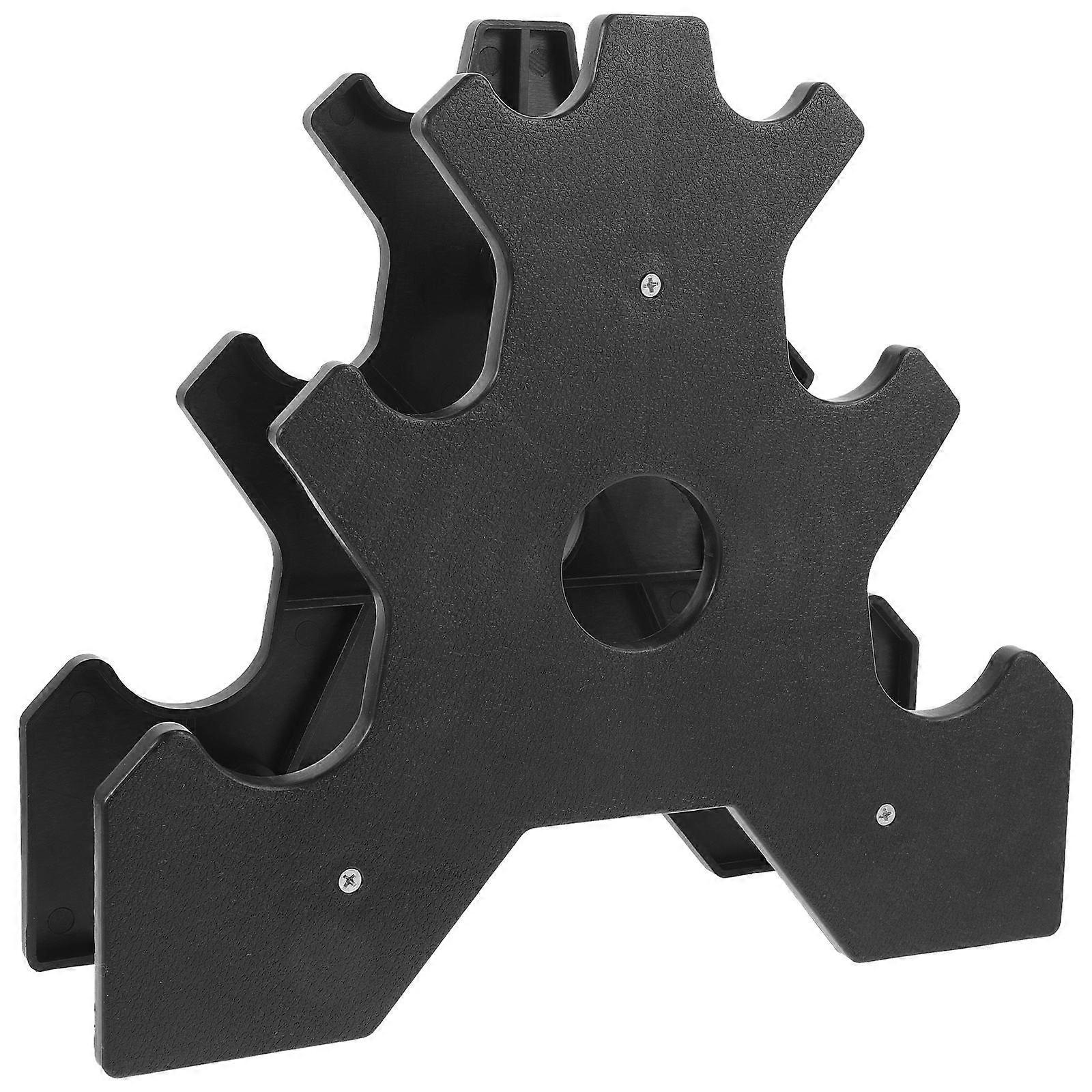 Plastic Dumbbell Display Rack Load Bearing Dumbbell Storage Solution For Men Women Tree Shape Design Wear Resistant 1Set