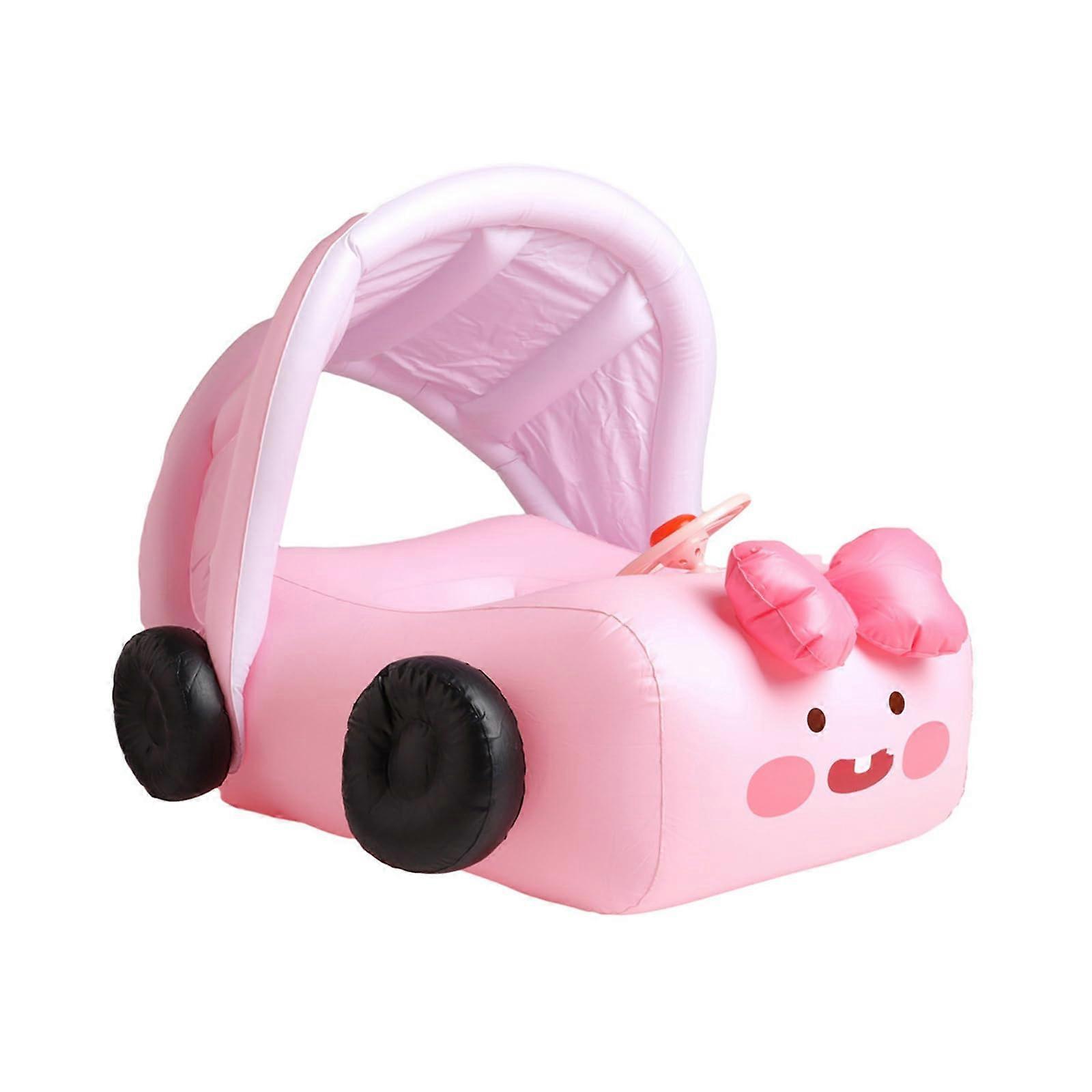 Baby Float Inflatable Swimming Row Beautiful Infant Swimming Rings With Sunshades Suitable For Babies Aged 336 Months.