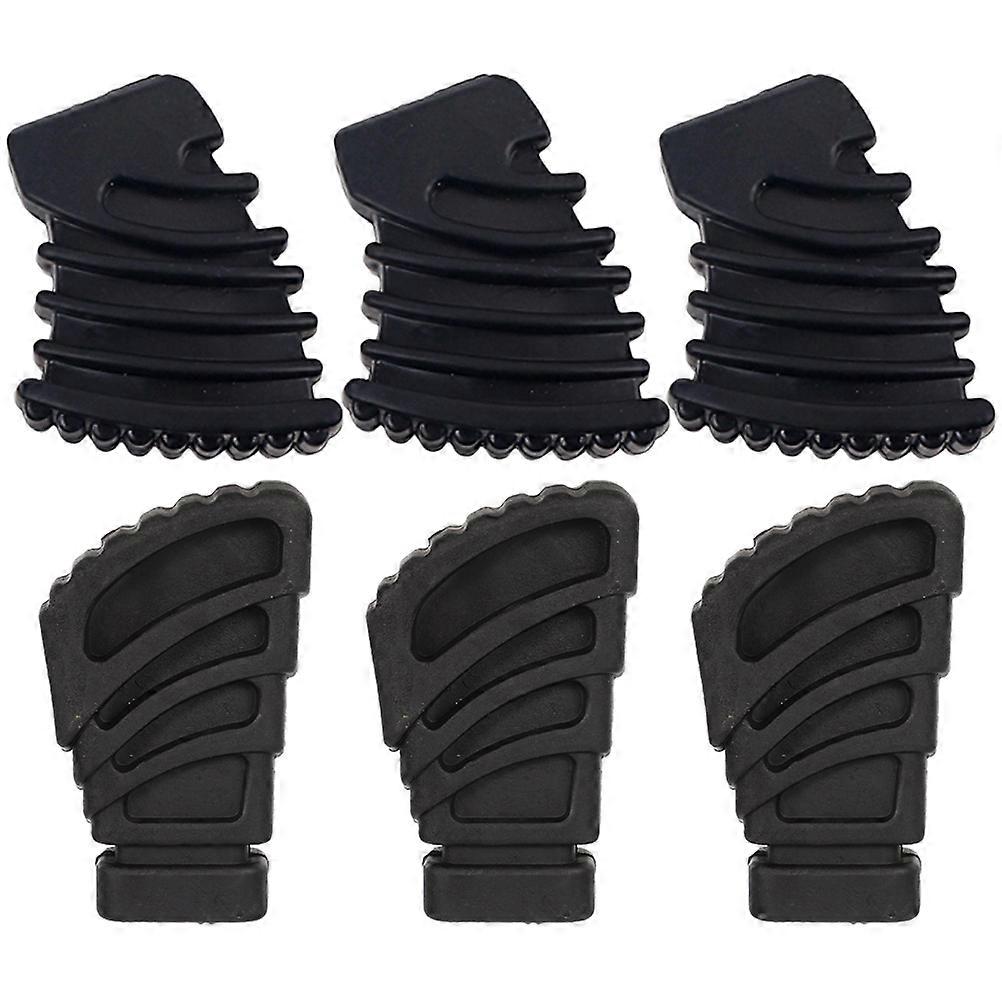 6pcs Drum Rack Pads – High Grade Foot Protectors for Drum Kits, Enhance Sound Quality, Durable & Easy to Clean for Practice & Performance