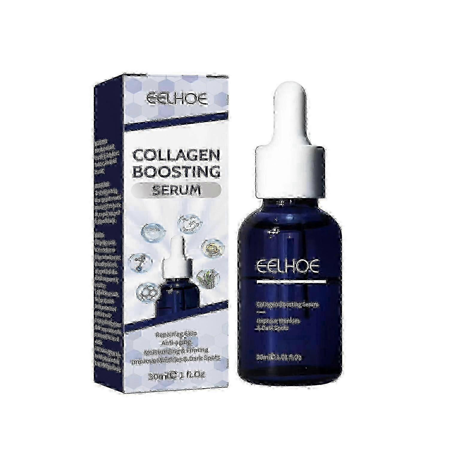 EELHOE Collagen Anti-Aging Serum, Lighten Fine Lines By Moisturizing Lines, Firming And Anti-Wrinkle