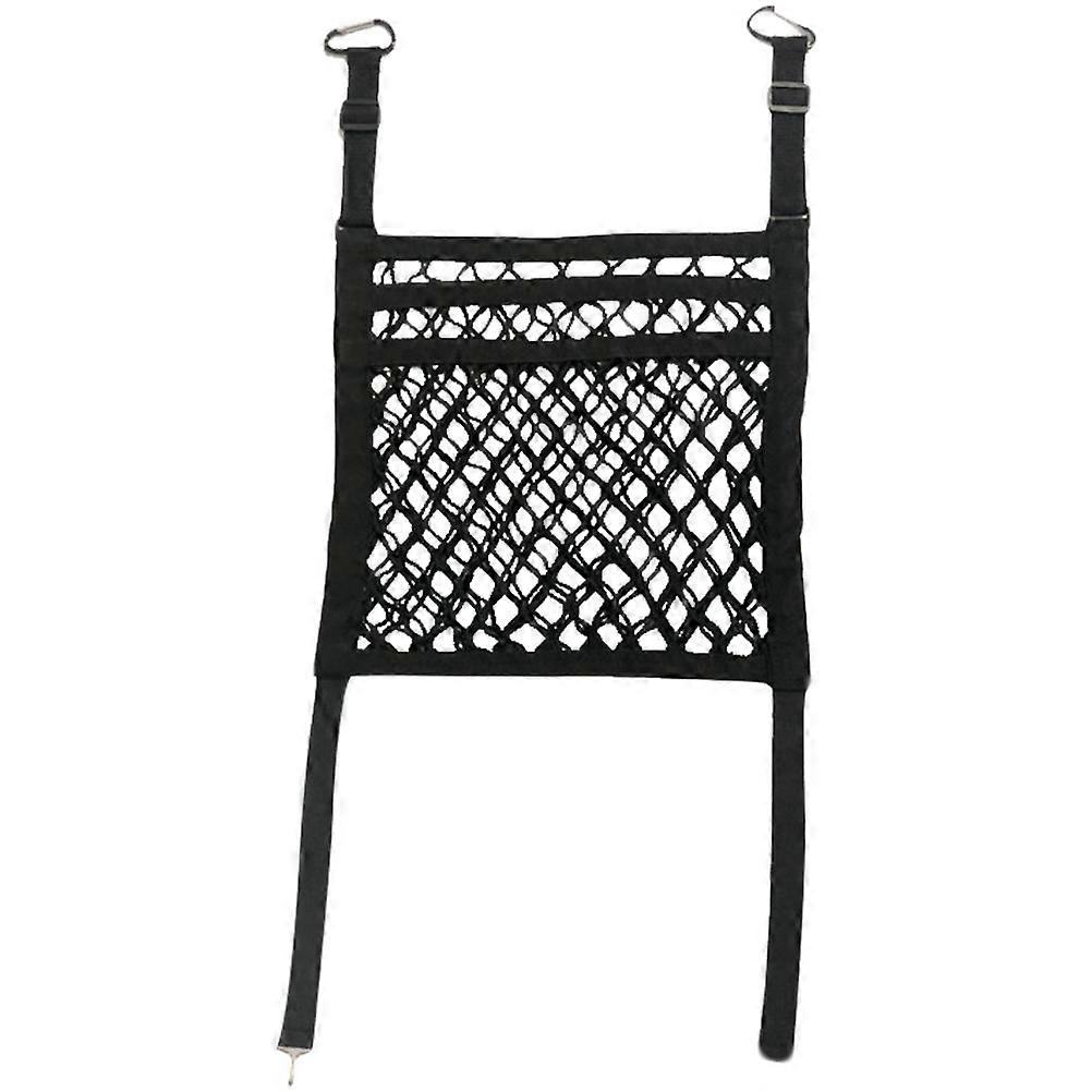 Car Mesh Organizer Net Pocket with Handbag Holder for Seat Back Storage – Secure and Accessible Storage Solution for Any Vehicle
