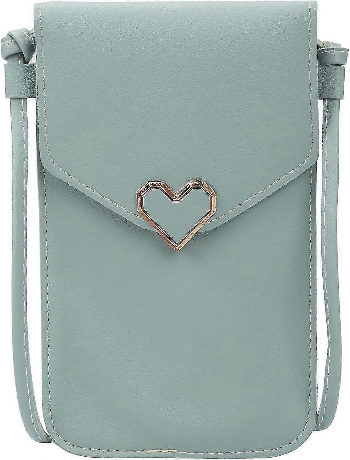 Women's Crossbody Phone Bag with Touch Screen Window - Small Shoulder Purse with Card Slots for Essentials and Everyday Use