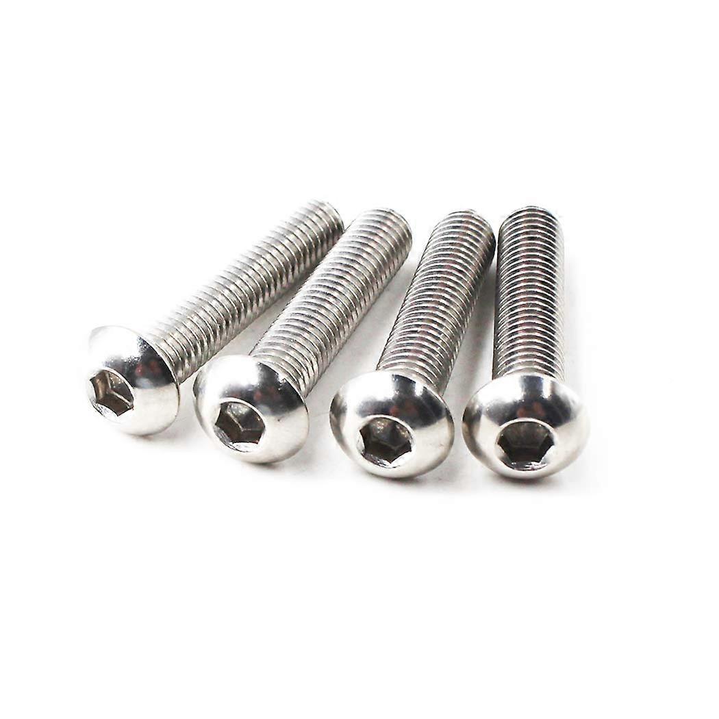 M4x12 Socket Button Head Screws 304 Stainless Steel (100 Pack)