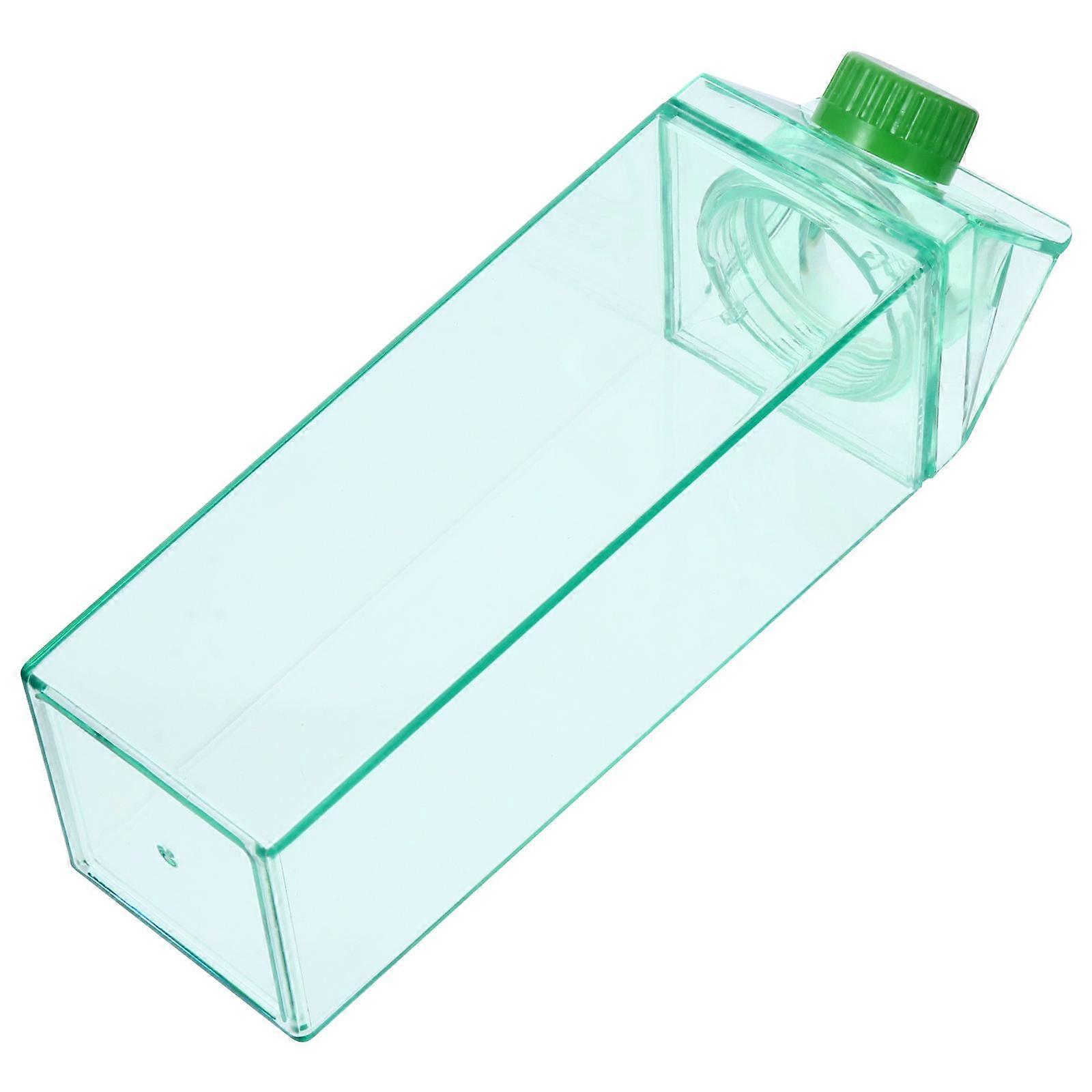 Plastic Bottle with Leakproof Cap for Home Use Bright Green Color 500ml Capacity
