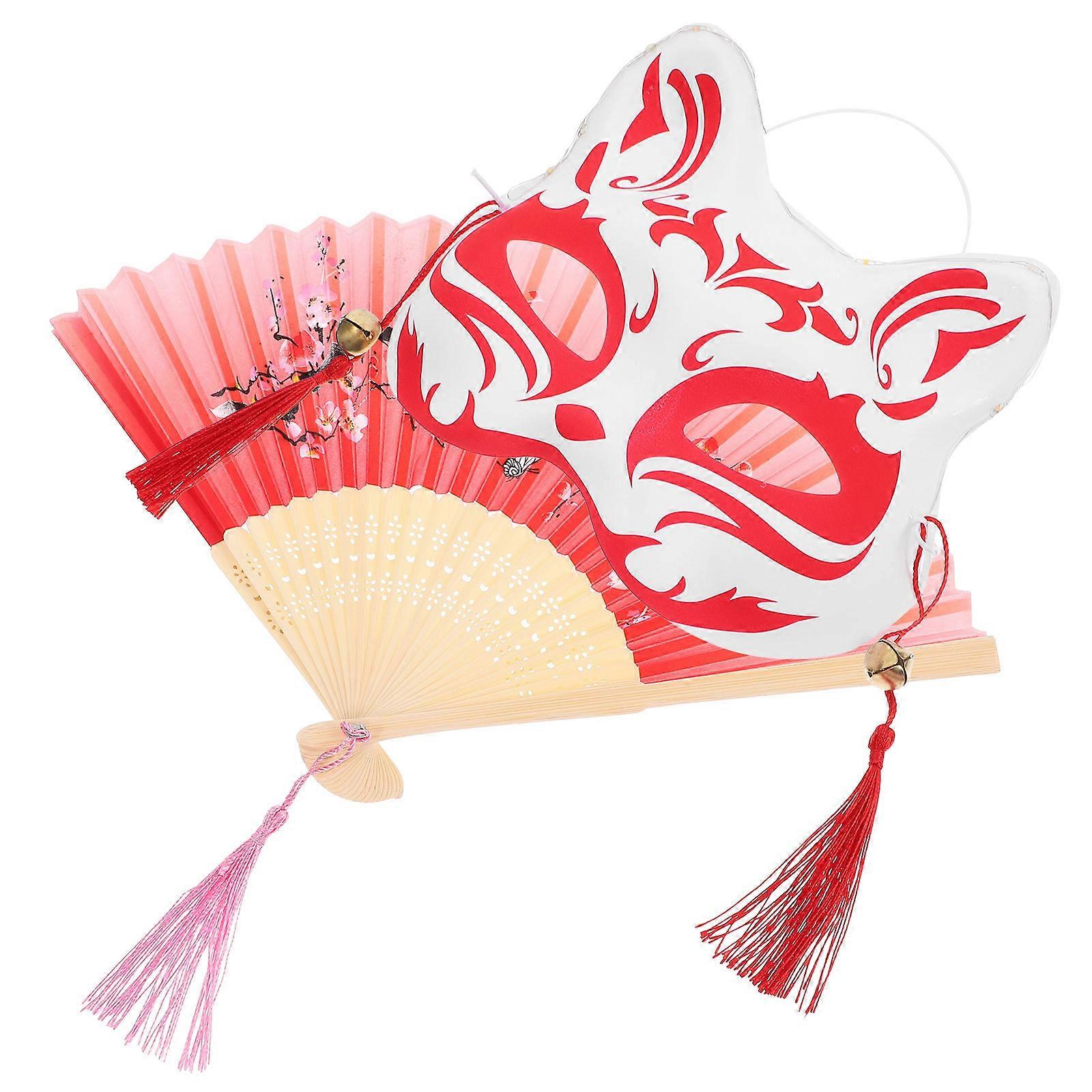 Carnival Mask Simulation Fox Mask Cosplay Costume Mask Party Props 34.50X21.10X1.50CM 1Set