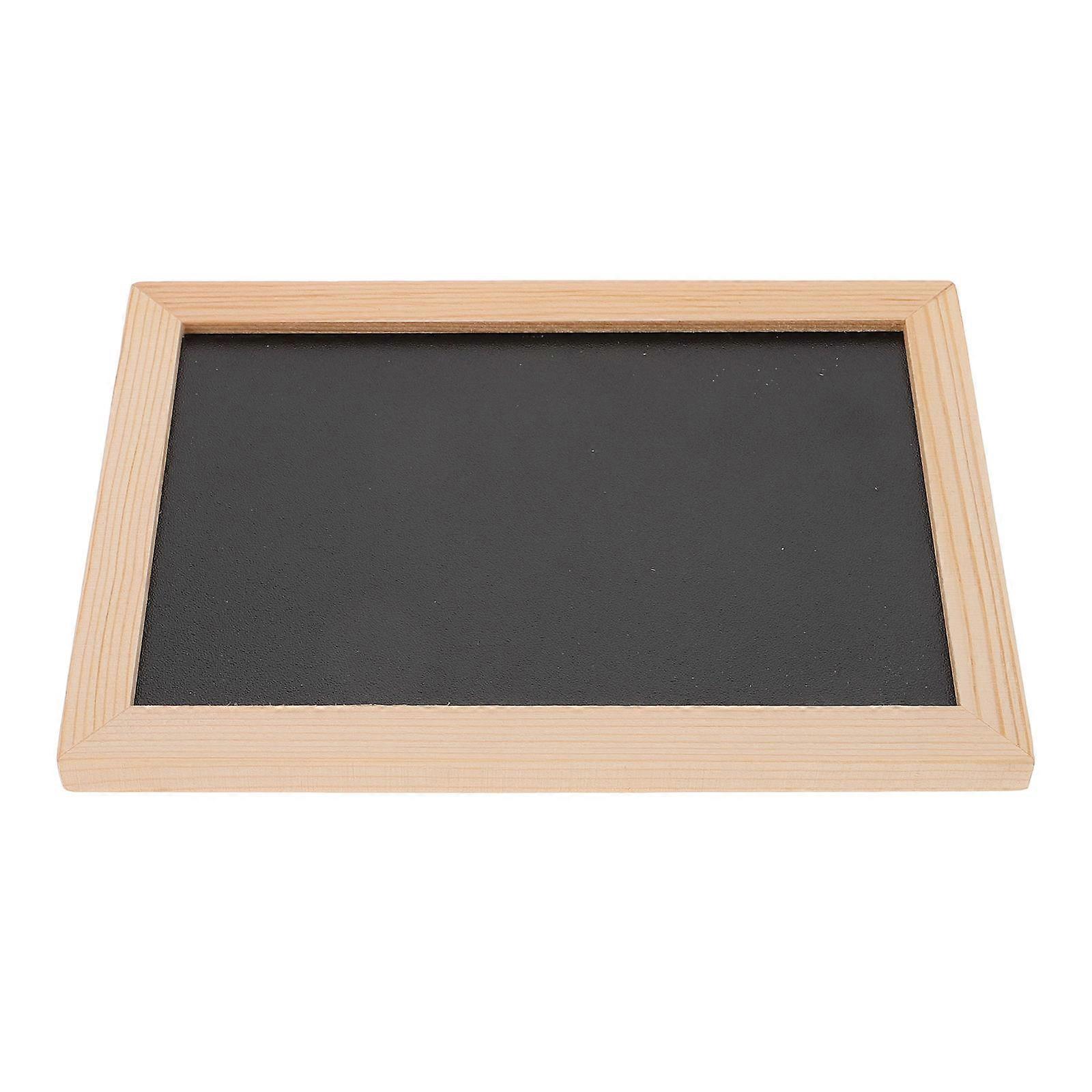 Double Sided Erasable Chalkboard Sign Message Board Blackboard Wall Decor Signs 1 Set without Hanging String 18x13cm