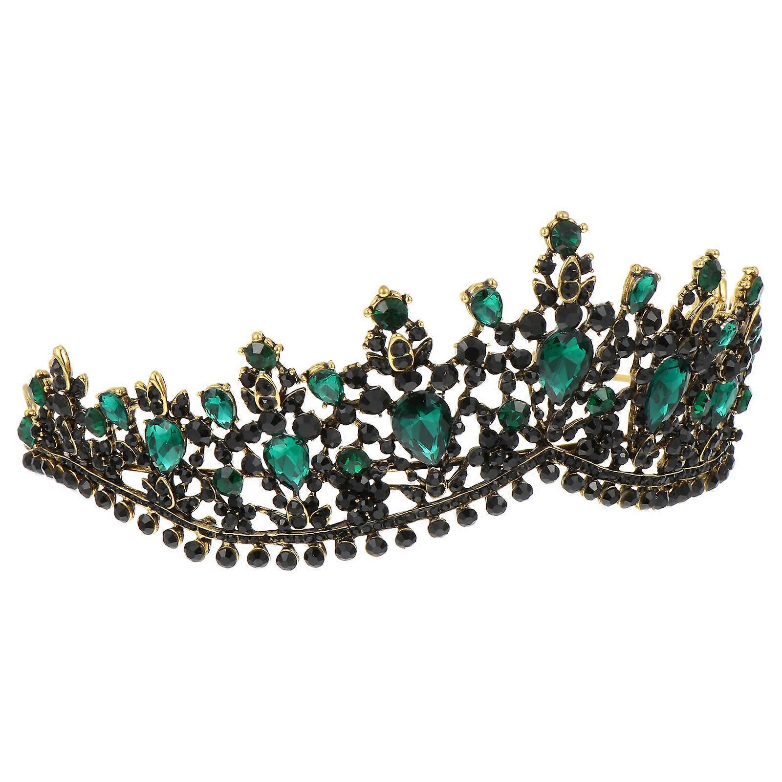 Multi Color Wedding Rhinestone Crown Tiara for Engagements Pageants and Theme Parties 1 Piece