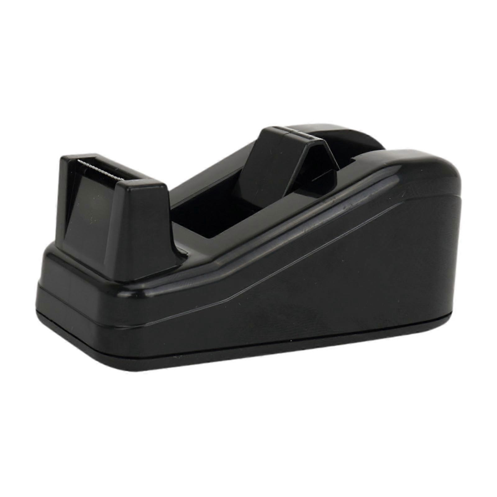 Desktop Tape Dispenser Compact Sticky Roll Holder With Stable Base For School Library And Home Office