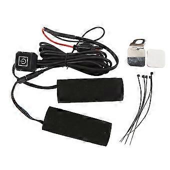 Motorcycle Heated Grips Cover Pad 12V Water Resistant Hook and Loop Motorcycle Heating Handlebar Cover Sleeve Warmer for Winter