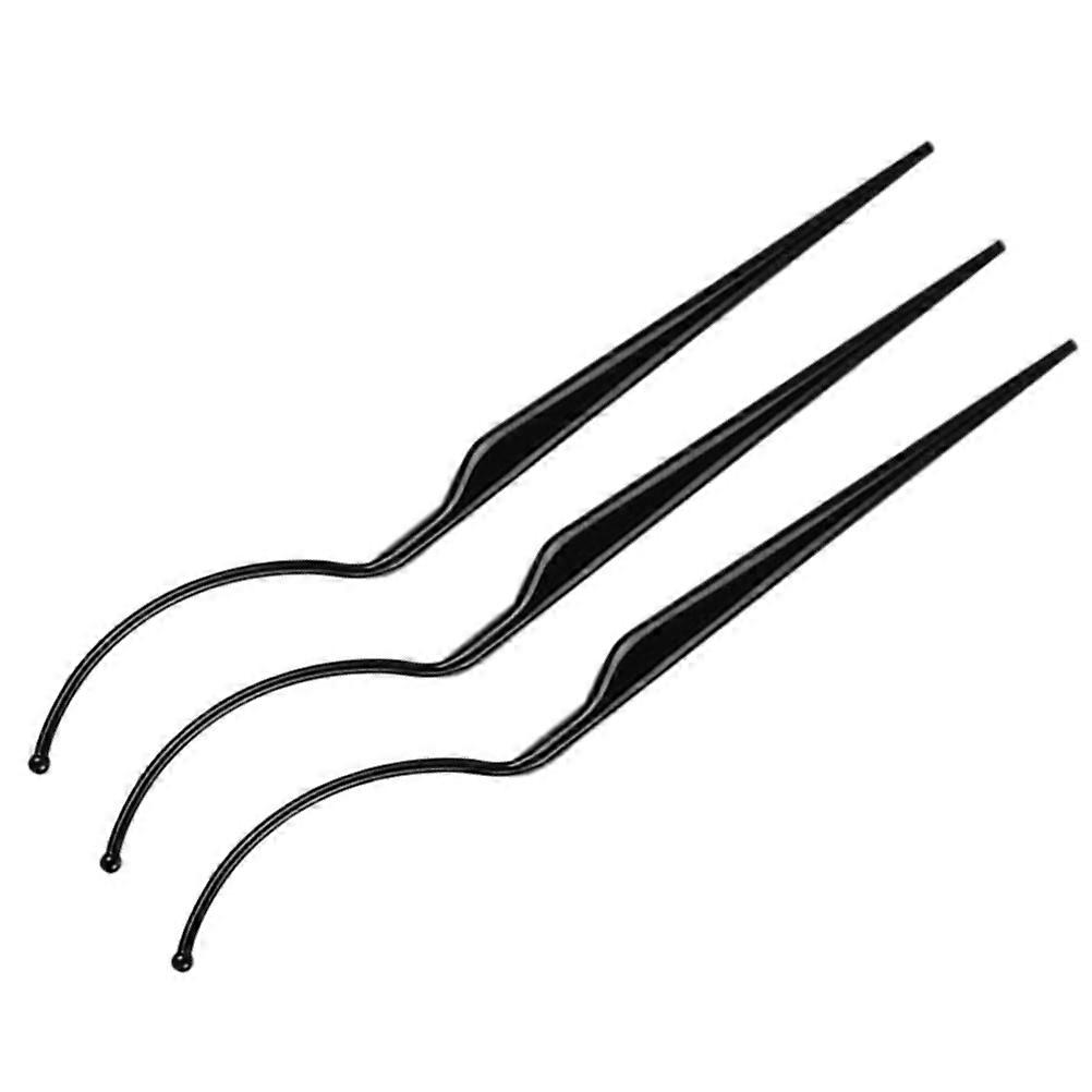 False Eyelash Applicator 3Pcs Eyelash Display Stick Black Tool For Makeup Application And Eyelash Extension