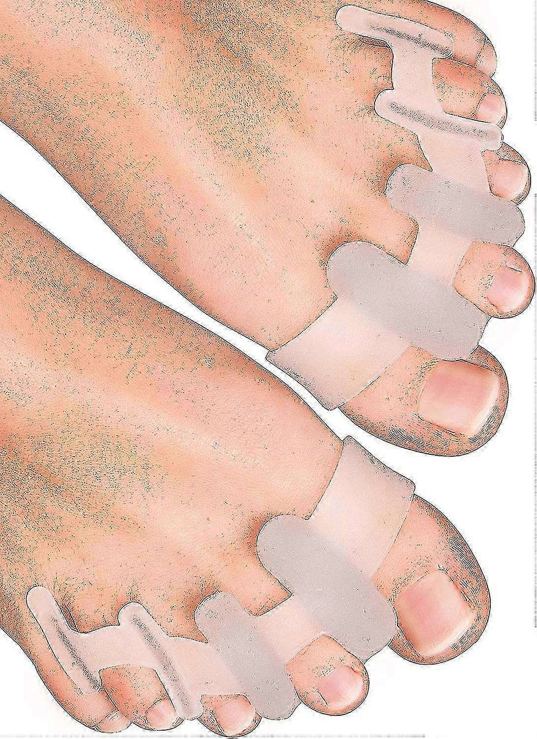 Yogamedic Silicone Toe Separators (6-Pack) - Bunion Corrector & Toe Straightener
