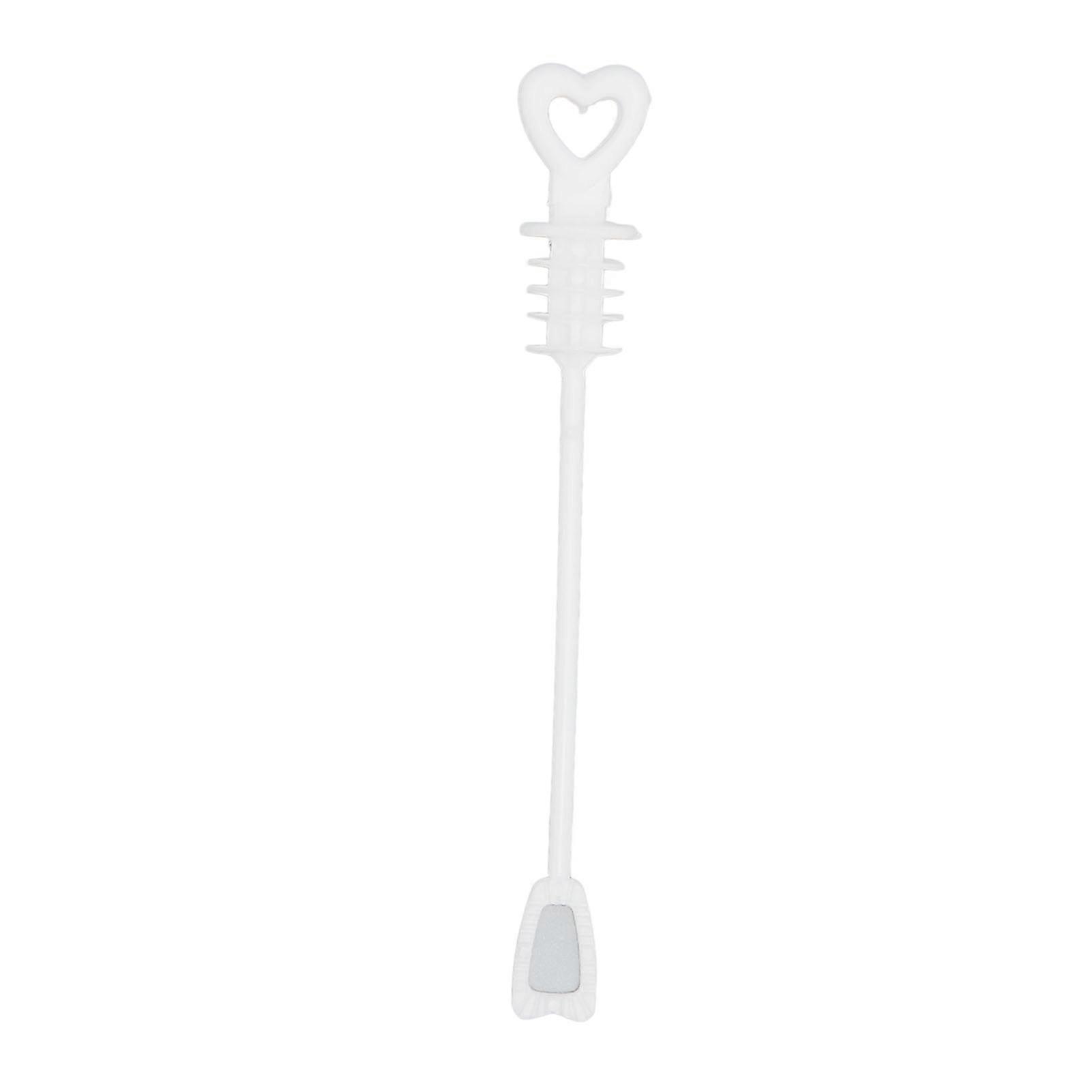96Pcs Bubble Wands White Transparent Durable ABS Portable Widely Used Bubble Sticks for Party Wedding Holiday