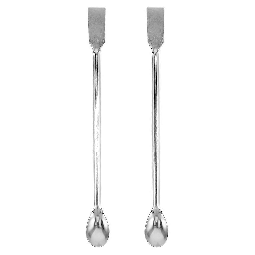 Ergonomic Handling Lab Industrial Workers Easy Cleaning Flat Silver 19.50X2.00X0.20CM 2Pcs