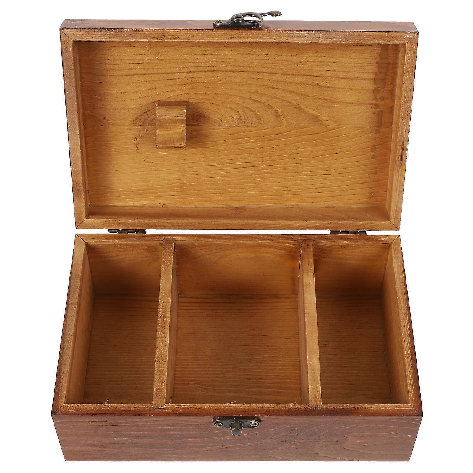 Sewing Sundries Case Household Sewing Kit For Home Use Coffee Color Storage 1Pack