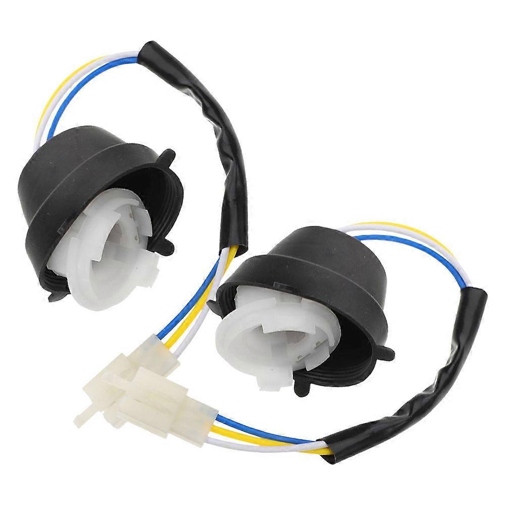 Motorcycle Light Sockets for Tail Light Easy Installation Durable Plastic Multi Color Fits Various Models
