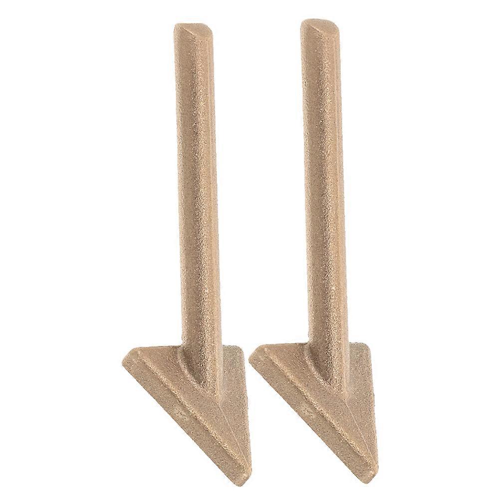 Triangular Copper Soldering Iron Tips 2Pcs For Leather Wrinkle Removal Suitable For Automotive Maintenance With Versatile Use And