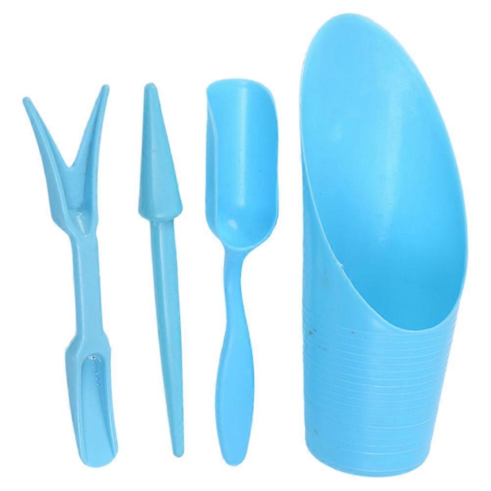 Durable PP Material Garden Hand Tool Set for Home Use Lightweight and Ergonomic Design Blue 1 Set