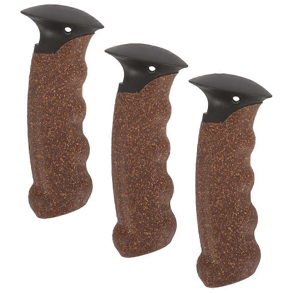 Cork Hiking Pole Handle Nonskid Grip for Trekking Poles Better Control and Accuracy 3Pcs