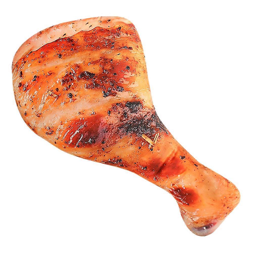 Whimsical Design 3D Simulation Fried Chicken Pillow 50Cm Light Brown Hugging Back Support Cushion For Children 1Pack