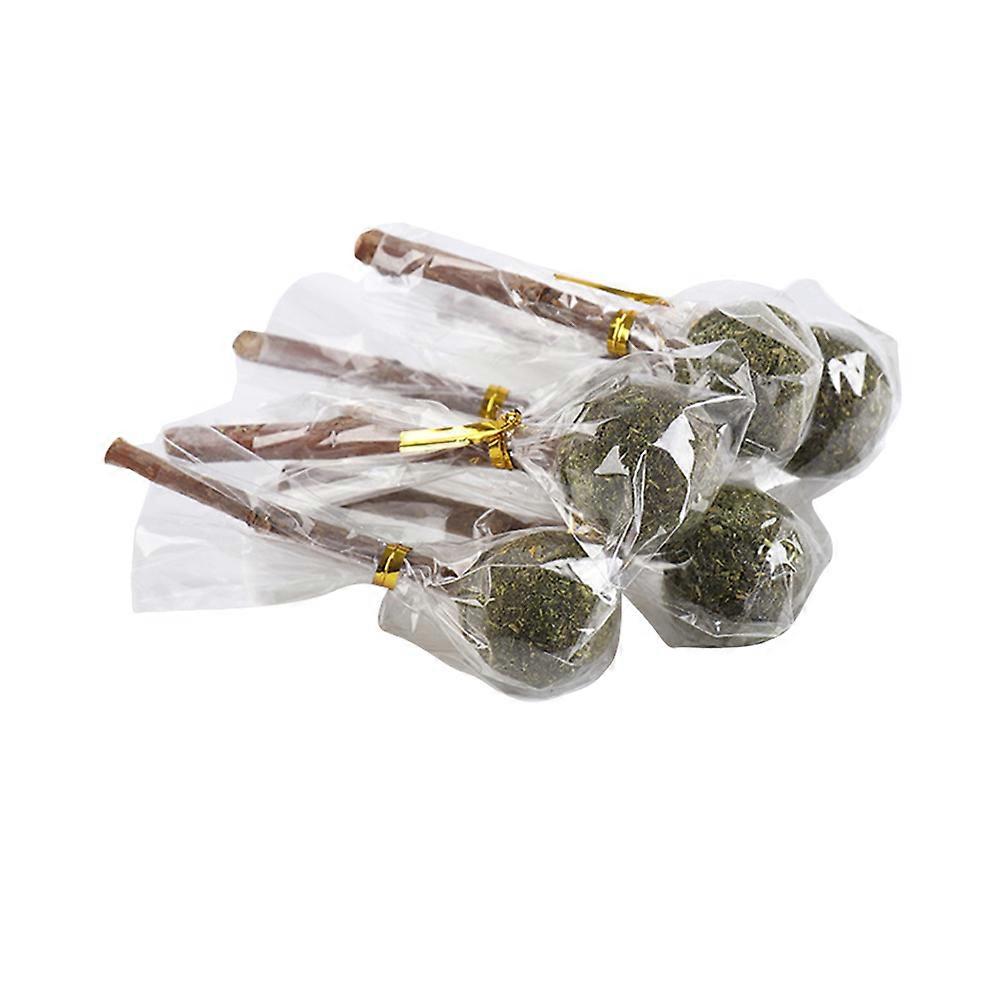 Chew Toys For Rabbits 5Pcs Grass Grinding Stick For Pets Dental Health Promotion Interactive Chew Toys