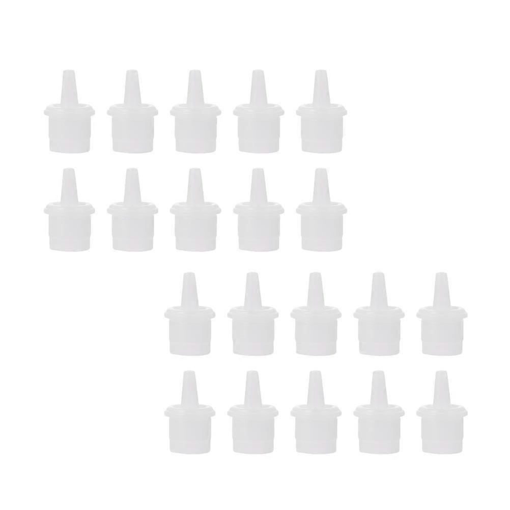 Glue Replacement Head 50Pcs Eyelash Extension Nozzle For Personal Users 2x1.3cm Round Tip Avoids Glue Hardening