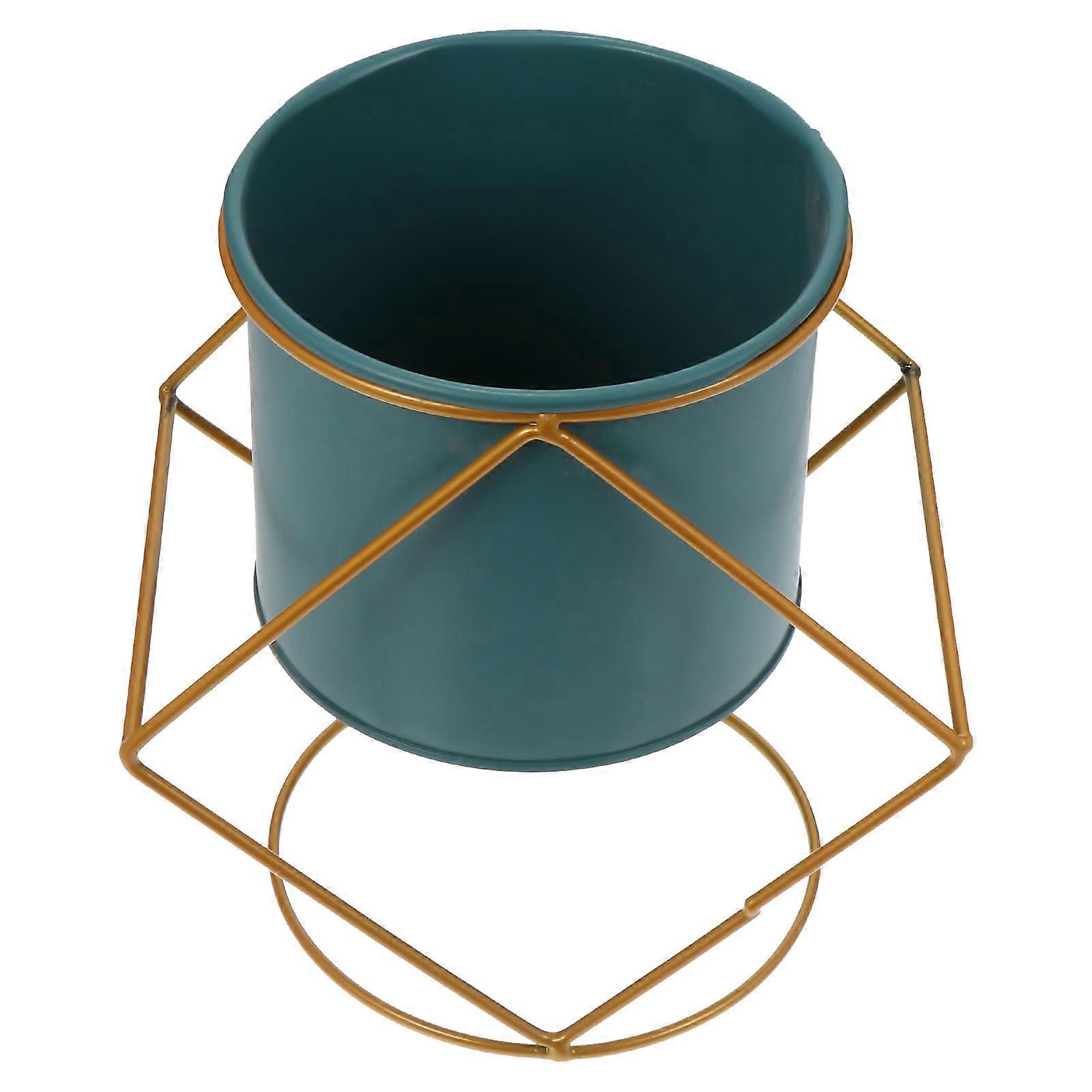 Hanging Flower Rack 1Set Perfect For Indoor And Outdoor Use Green Iron Structure Functional Storage Solution