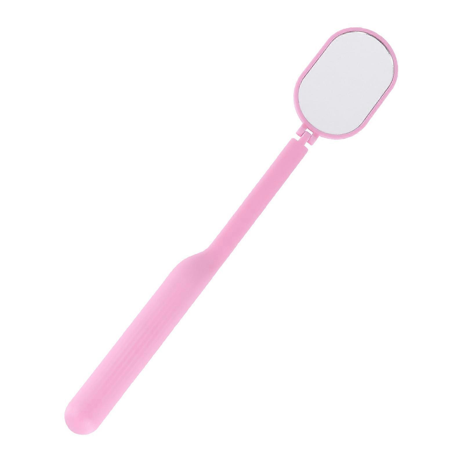 Foldable Eyelash Extension Mirror Grafting Tool for Makeup Tool Store Use 1 Set in Pink