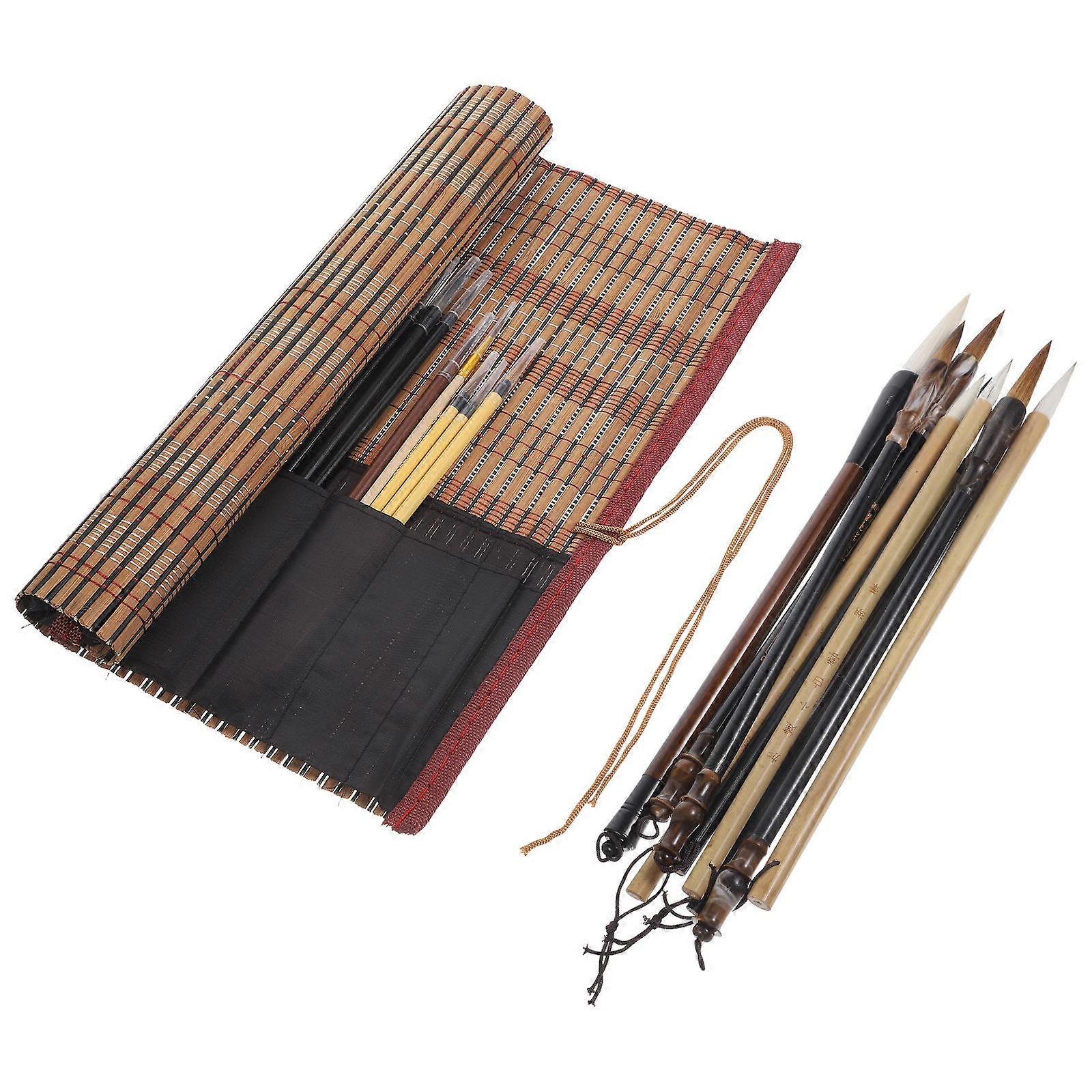 1 Set of Fine Tip Painting Brush for Traditional Chinese Calligraphy with Calligraphy Pen