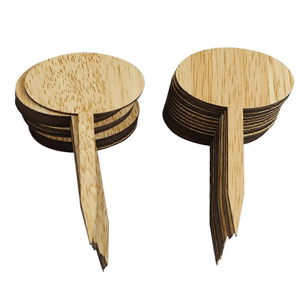 50Pcs Practical Oval Plant Labels Reusable Decorative Tags For Garden Occasions Lightweight And Easy To Use