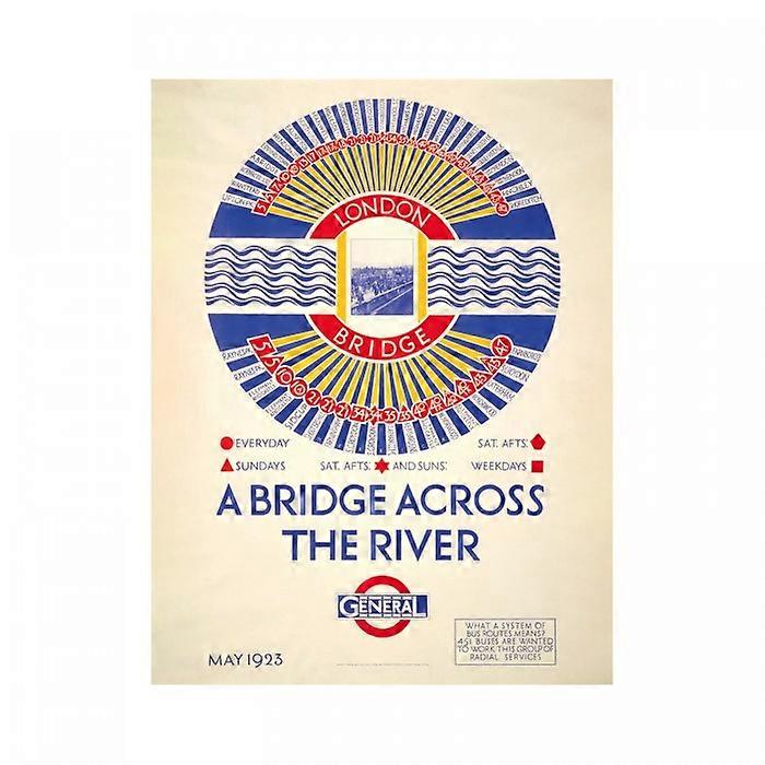 Transport For London A Bridge Across The River London Bridge Print