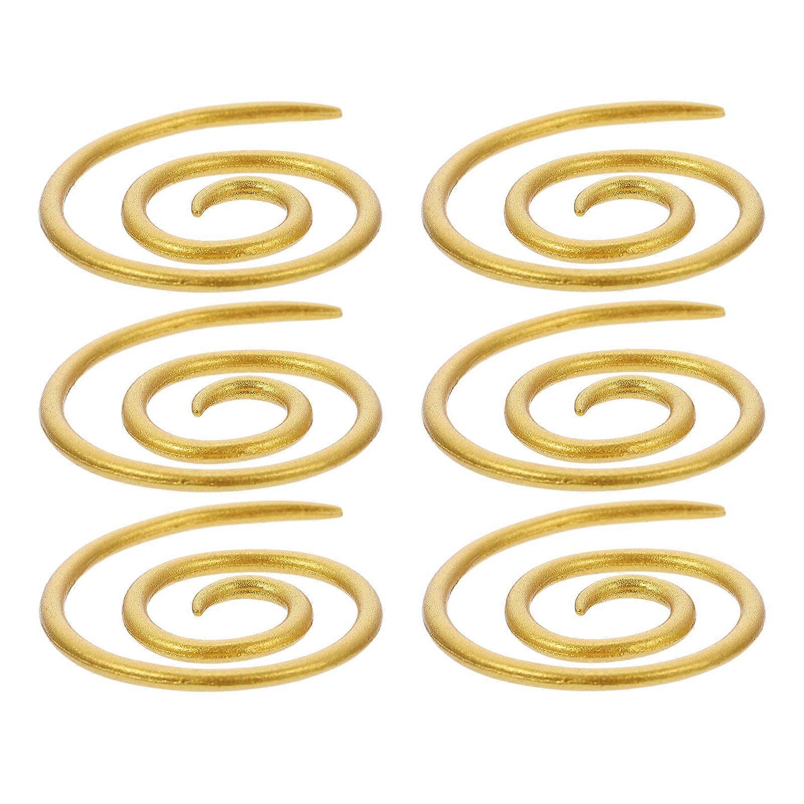 6pcs Golden Knitting Needles for Sweater Multipurpose Knitting Tools