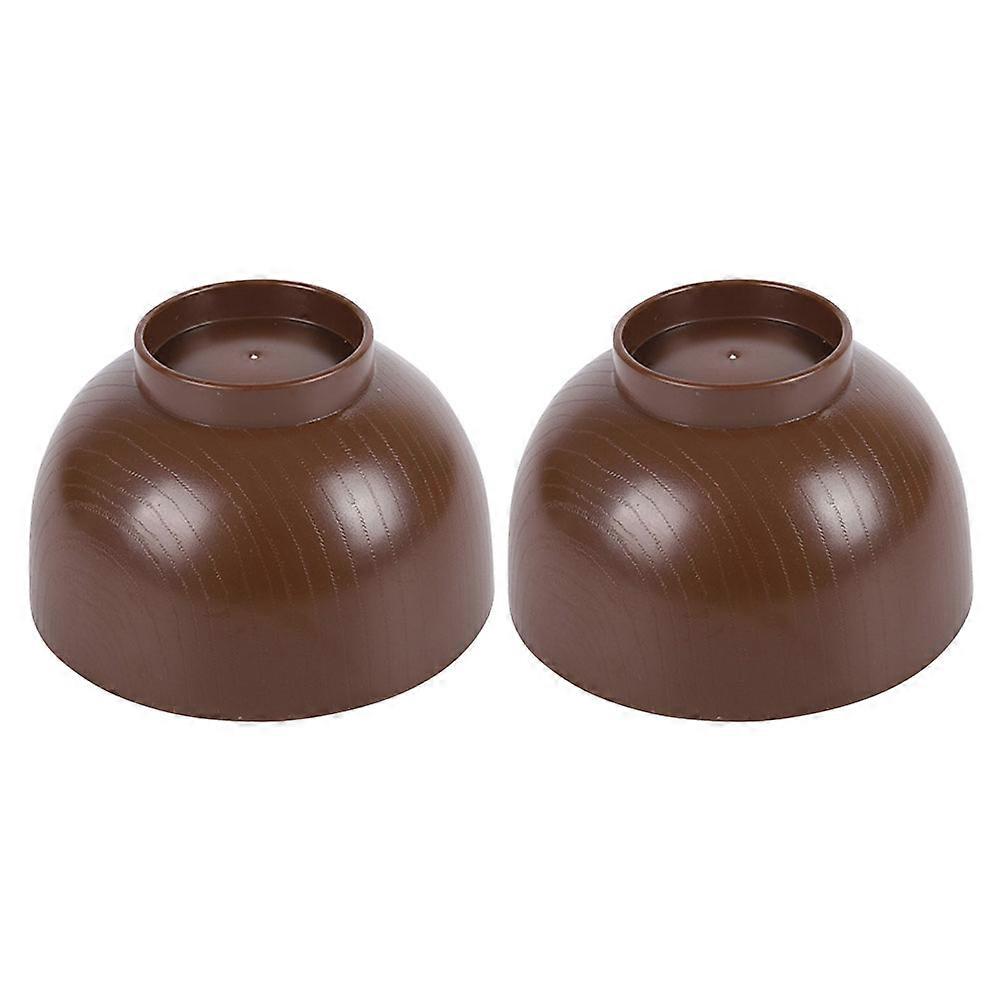 Japanese Style Reusable Food Container Bowl For Households To Hold Rice And Soup With Elegant Traditional Shape 2Pcs