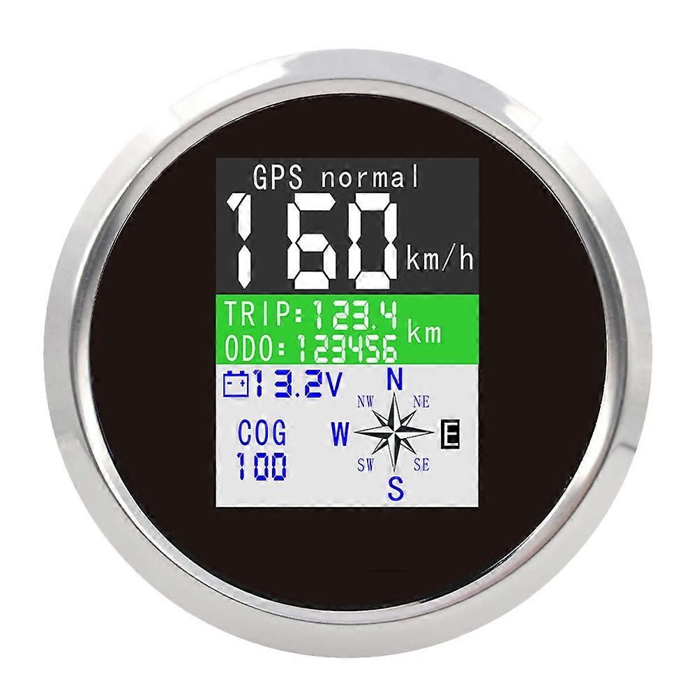 Vehicle Mounted Speedometers Automotive Speedometers Boat Dashboards PVC Material Easy Reading Quick Installation 1Set