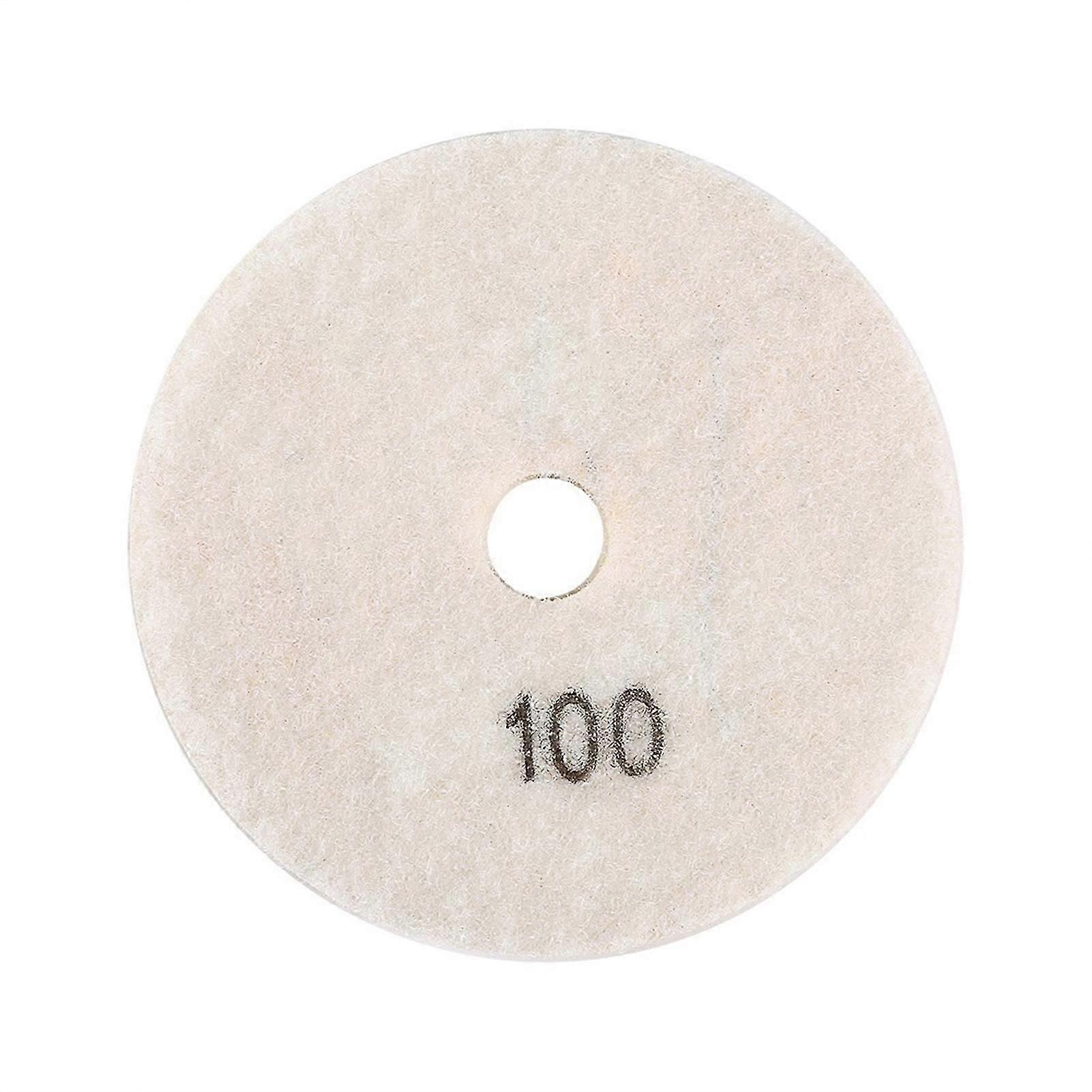 100mm 4" Wet Diamond Grinding Wheel Polishing Pad for Granite Marble Stone(Granularity 100)