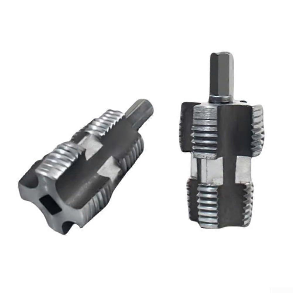 Compatible hand drill water pipe internal thread opener, improve your plumbing efficiency today (B)