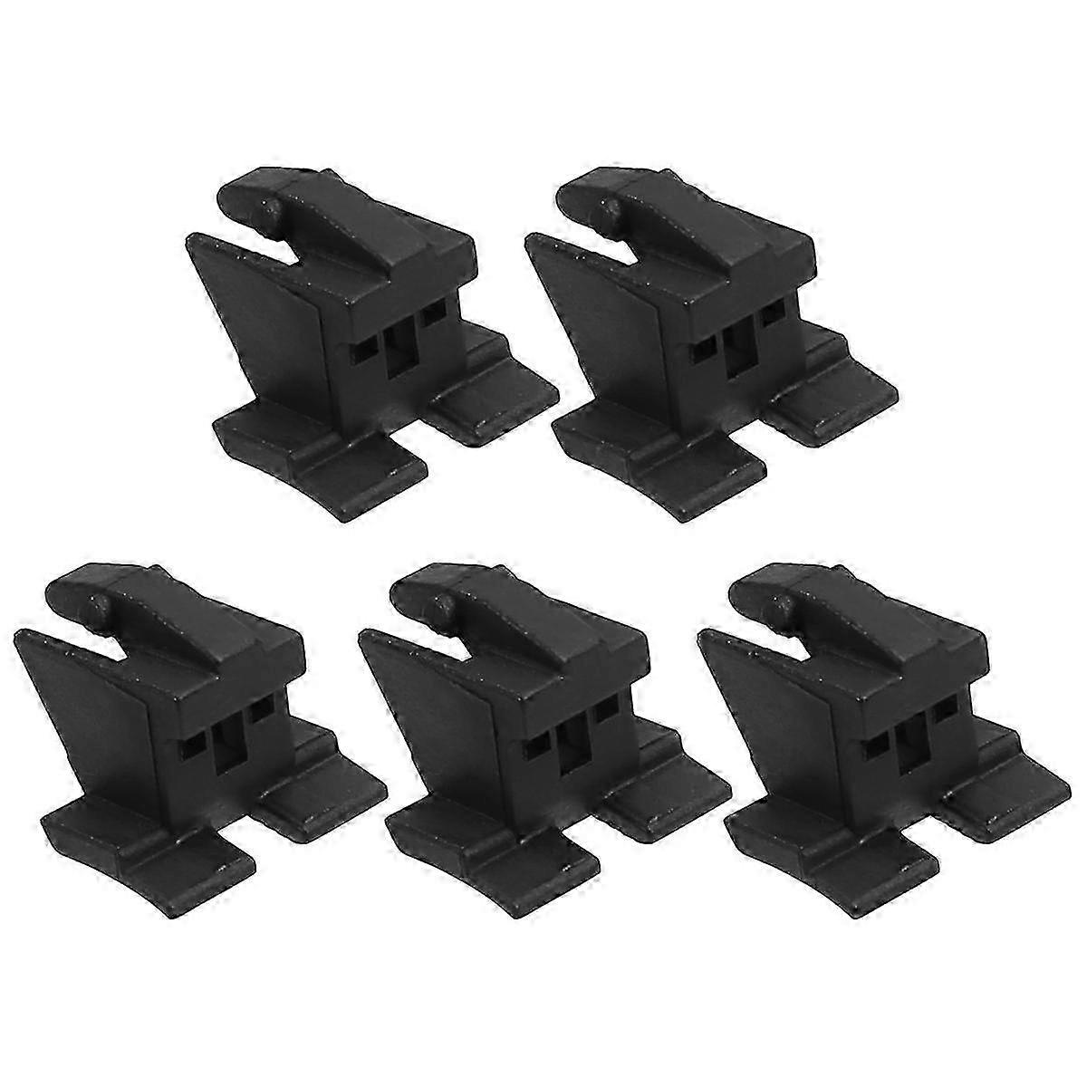 5Pcs Desktop Computer Mainboard PCIE 16X Graphics Card Slot Socket with Fishtail Fixing Clip Slot Socket ReplacementBlack SZRH A-V