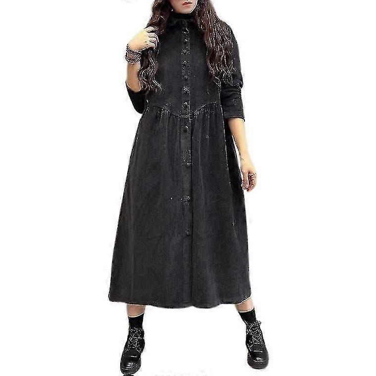 Dame Fløjlsjakke Vinter Varm Knap Lukning Efterår Afslappet Overtøj