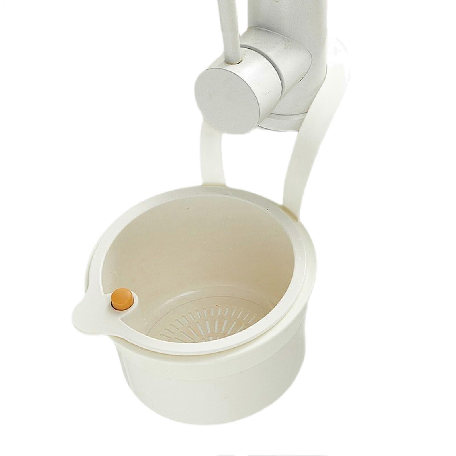 Kitchen Sink Strainer - Hanging Filter Basket | Food Catcher & Waste Disposal Filter | Net Design Trash Container for Buffet Restaurant Washing