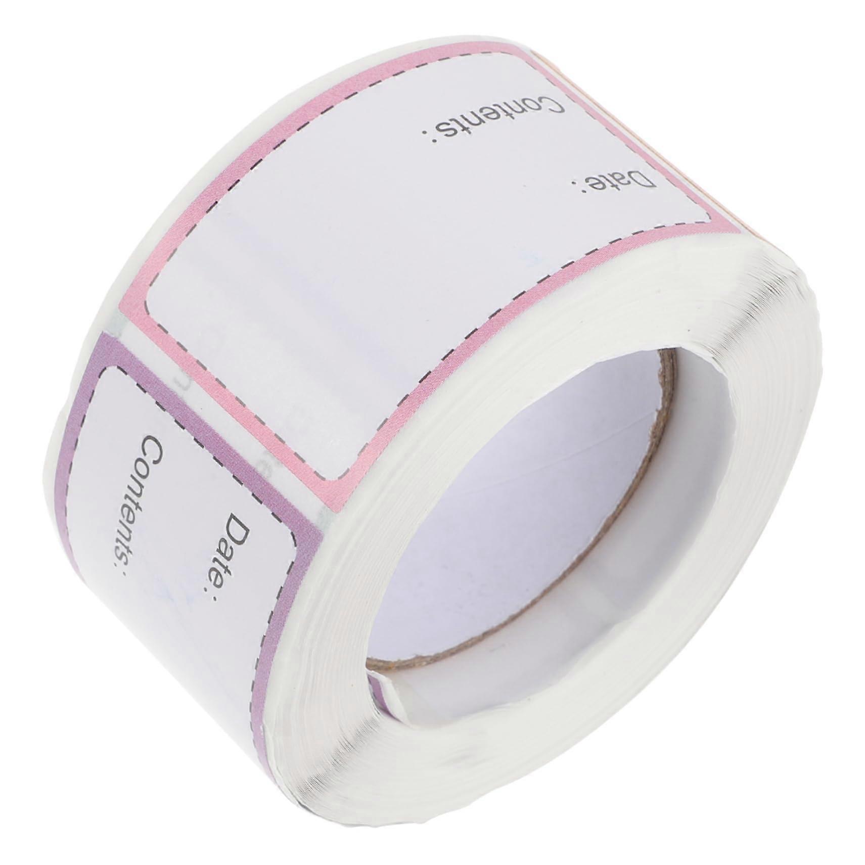 1 Roll Food Labels for Containers with SelfAdhesive Stickers for Refrigerator Freezer Pantry Storage Removable Reusable for Bottles