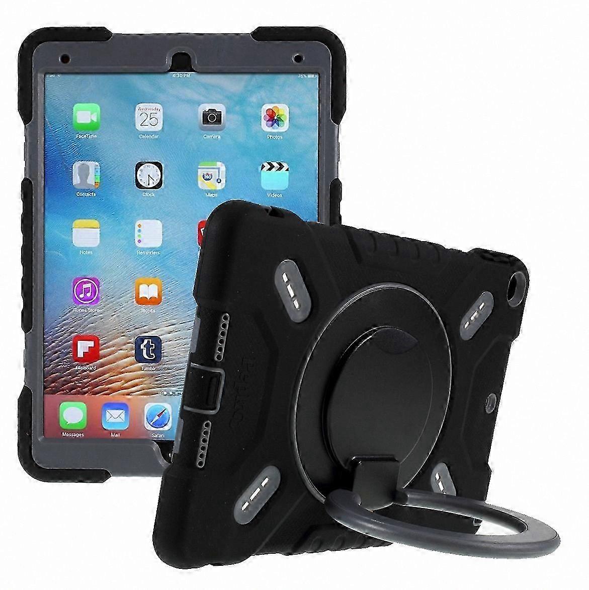 360 Degree Swivel Kickstand Case for 9.7-inch Tablets, PC Silicone Cover with Rotating Stand Functionality