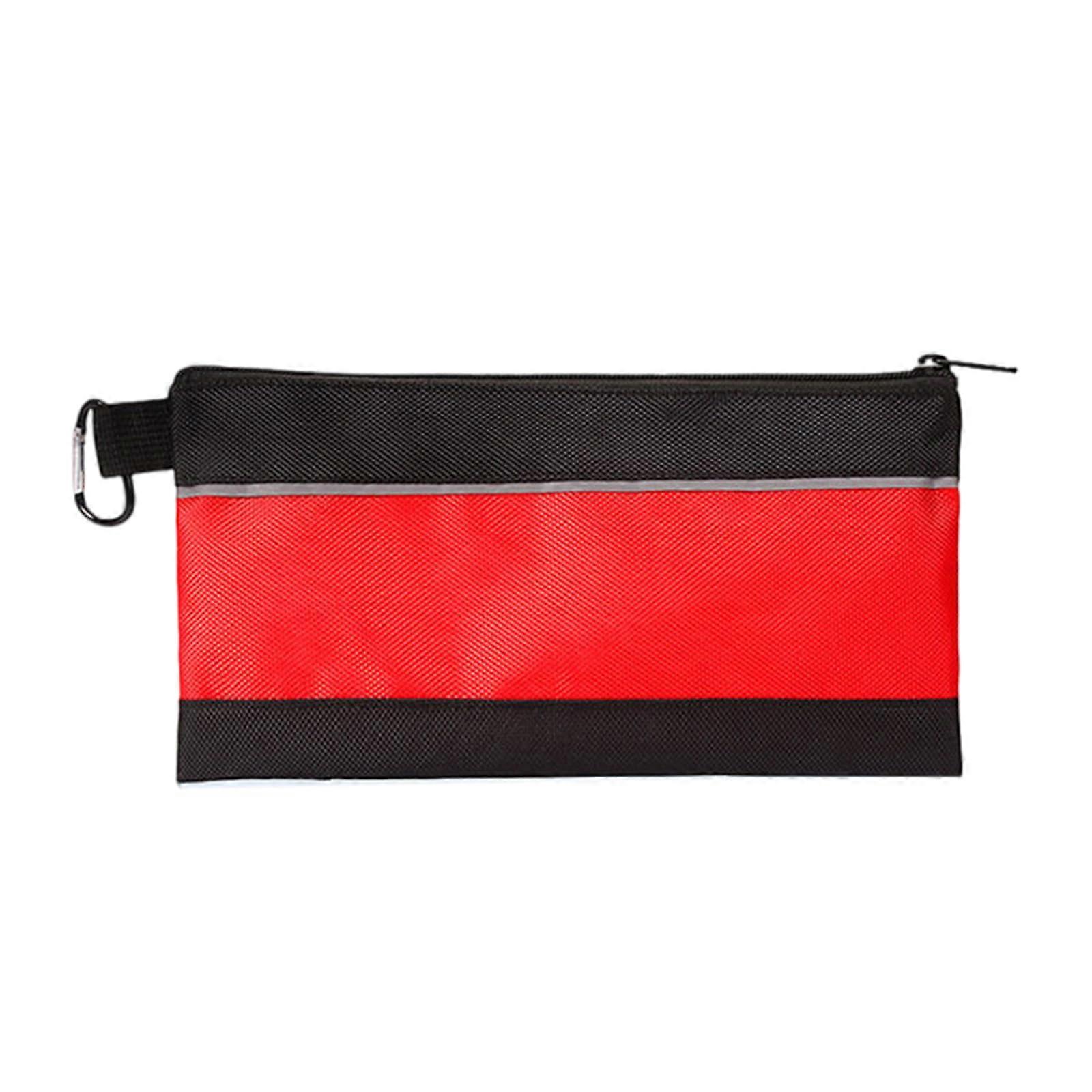 Heavy Duty Oxford Fabric Electrician's Zipper Tool Bag Waterproof Tool Pouch for Convenient Tool Access and Portability Utility Tool Bag Large Size