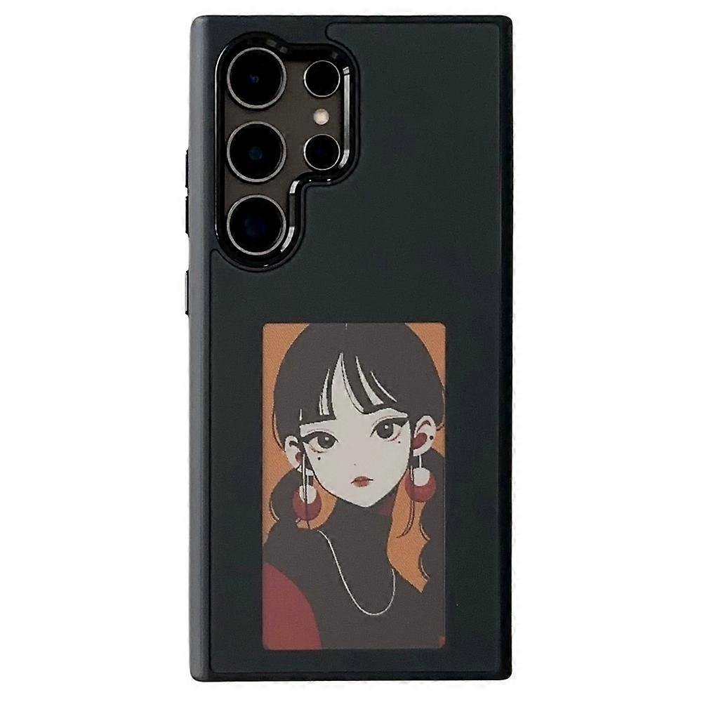 Compatible For Samsung Galaxy S25 Ultra E Ink Phone Cover 4-Color Display Pattern Customized Case