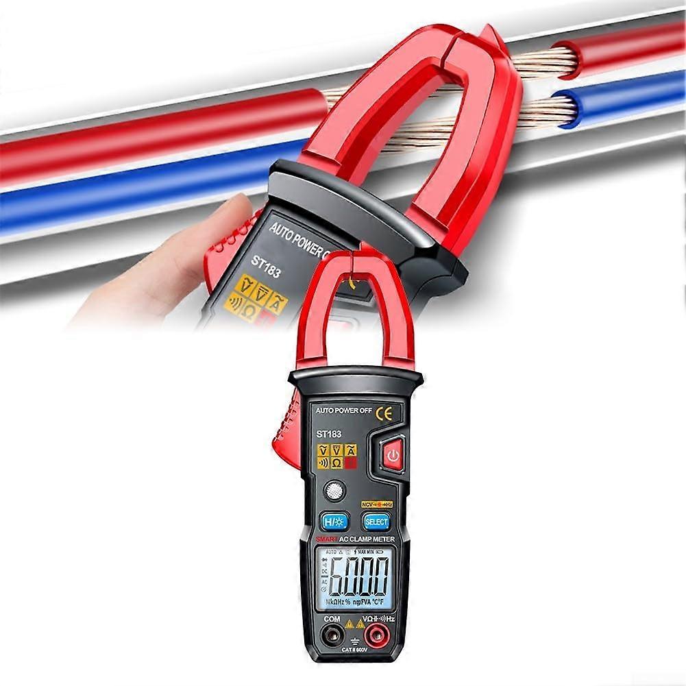 Electrical Clamp Multimeter with LCD Display, Safety Features, and Precision Measurement Capabilities for Professionals