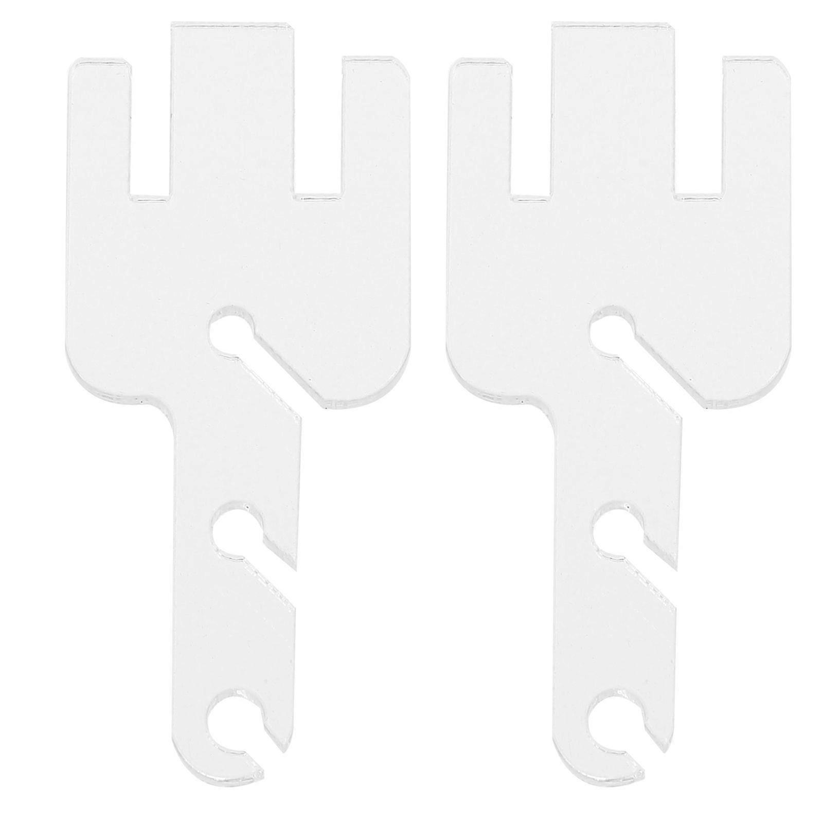 2pcs Tensioner Adapter Compact Tension Forks Yarn Tensioner Knitting Machines Tools Compatible for Addi/King/Express