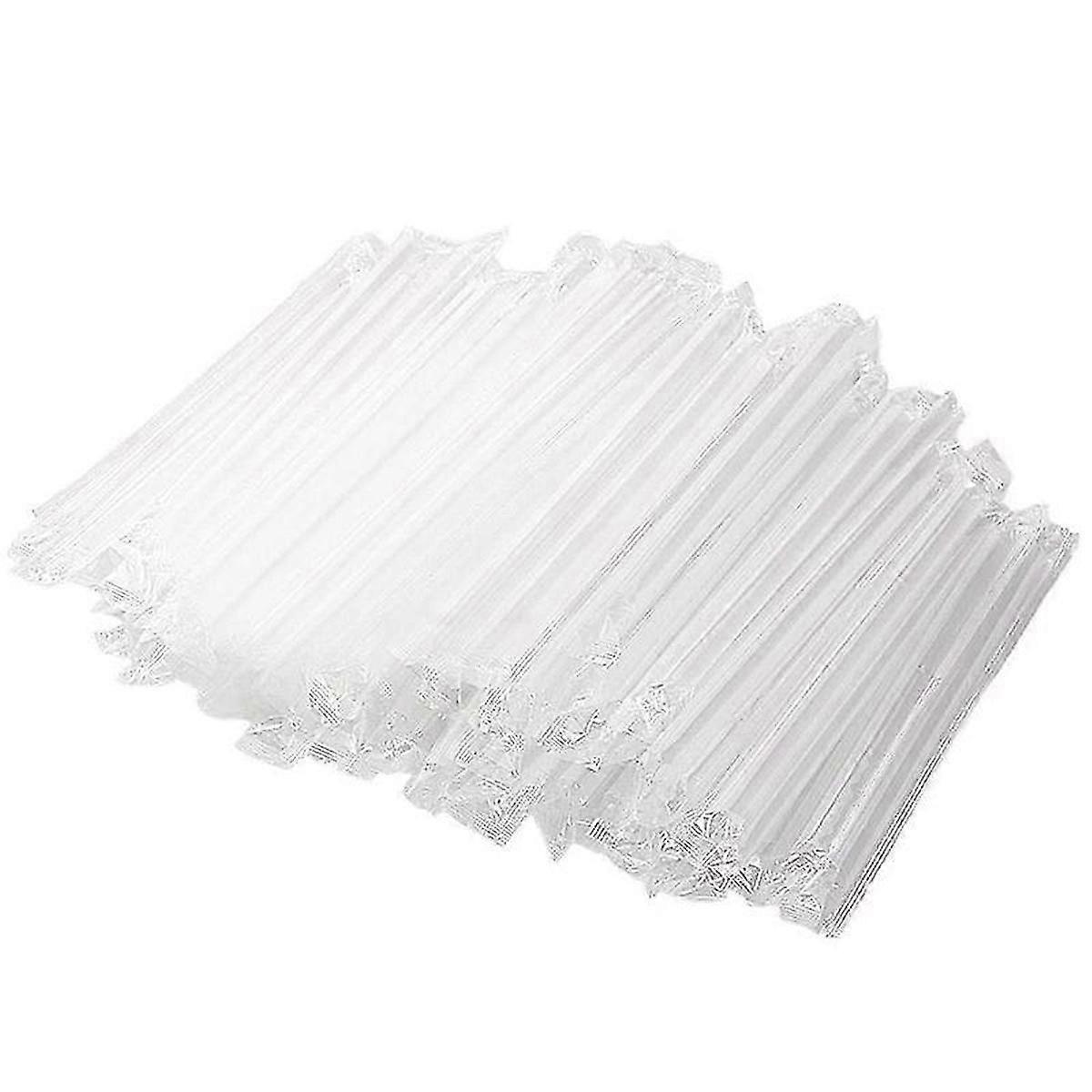 300Pcs Clear Plastic Drinking Straws suitable for Milkshake Bubble Tea Jumbo