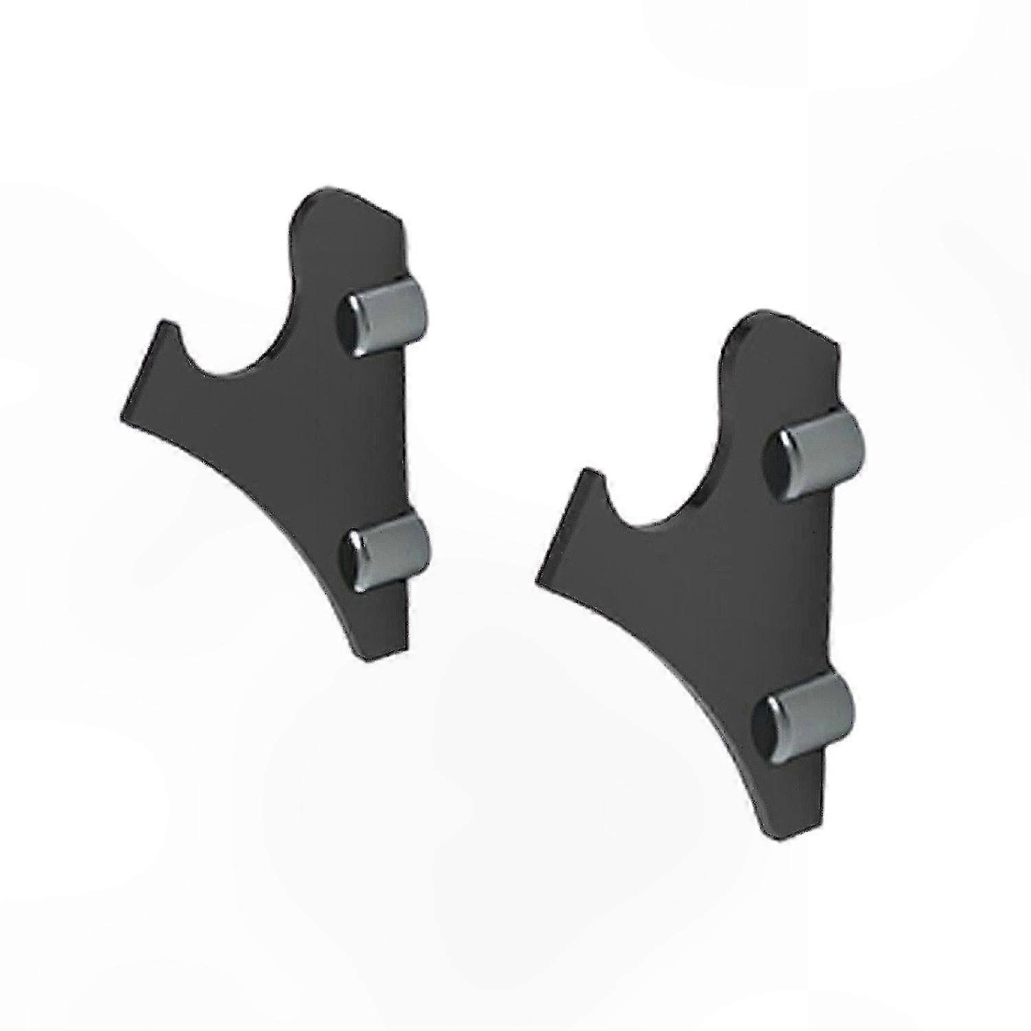 Set of 2 Acrylic Sword Display Racks for Wall Mount Storage and Organization Holds Blades Securely